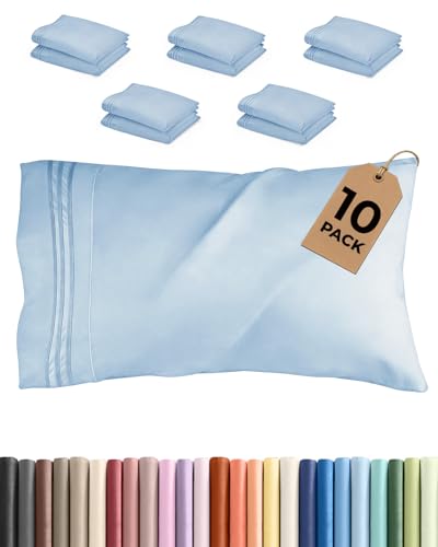 Queen Pillow Cases Set of 10 (10 Count)