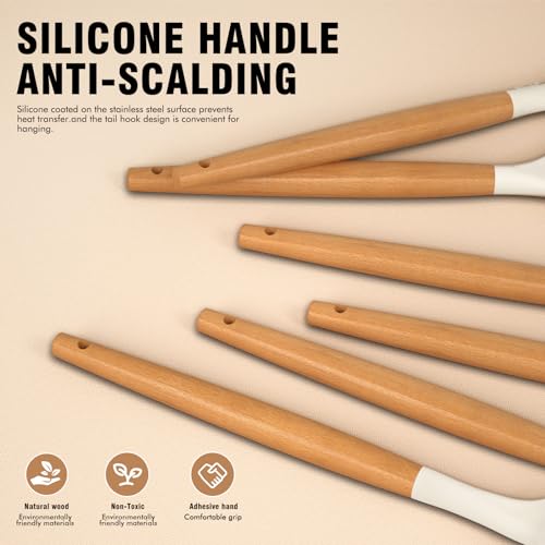 Silicone Cooking Utensils Set (13 Count)