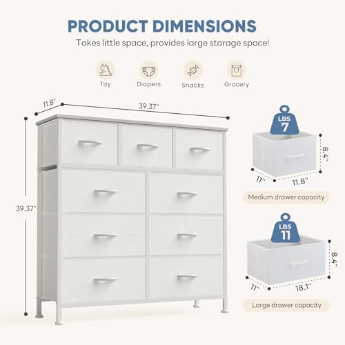 9 Drawer Dresser for Bedroom