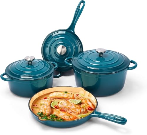 Enamel Cast Iron Cookware Set
