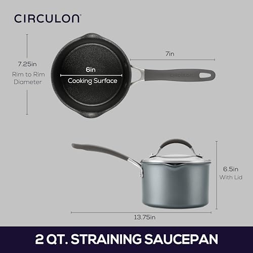 A1 ScratchDefense Nonstick Saucepan with Lid