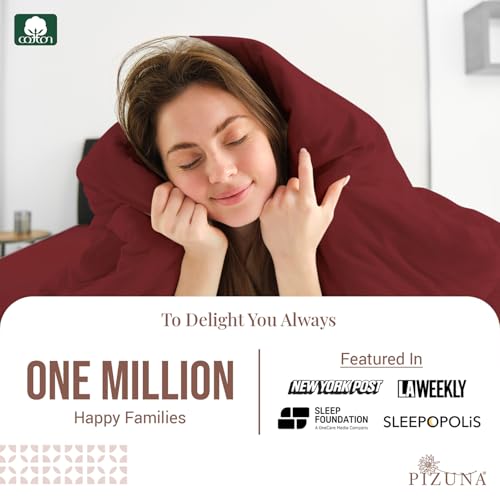 Pure 100% Cotton Queen Duvet Cover Set
