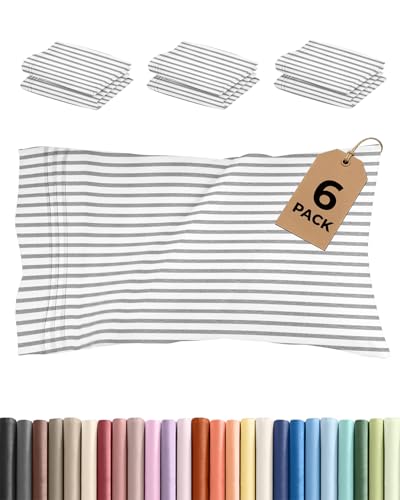 King Standard Pillow Cases Set of 6 (6 Count)