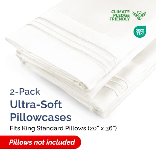 King Standard Pillow Cases Set of 2 (2 Count)