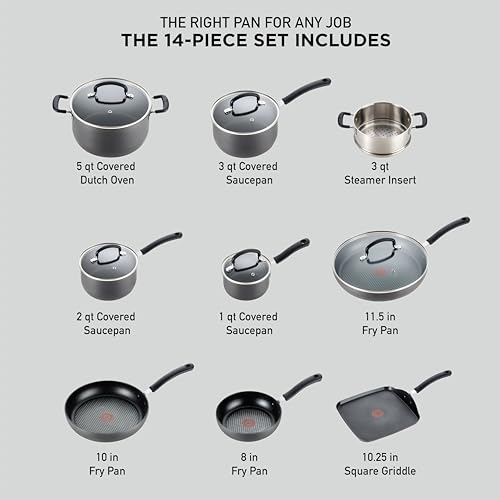 Ultimate Hard Anodized Nonstick Pots and Pans Set