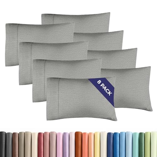 Standard Pillow Cases Set of 8 (8 Count)