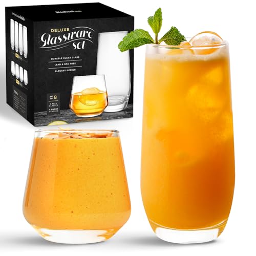 Drinking Glasses Set of 8 (8 Count)