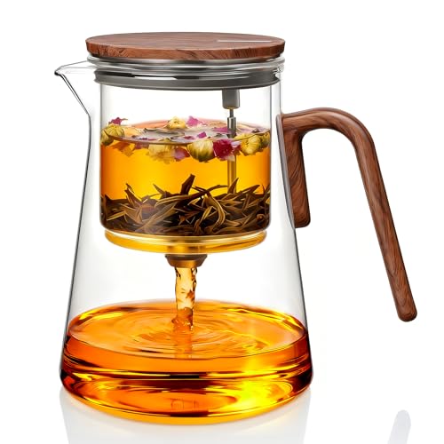 Magnetic Glass Infuser Teapot for Loose Tea