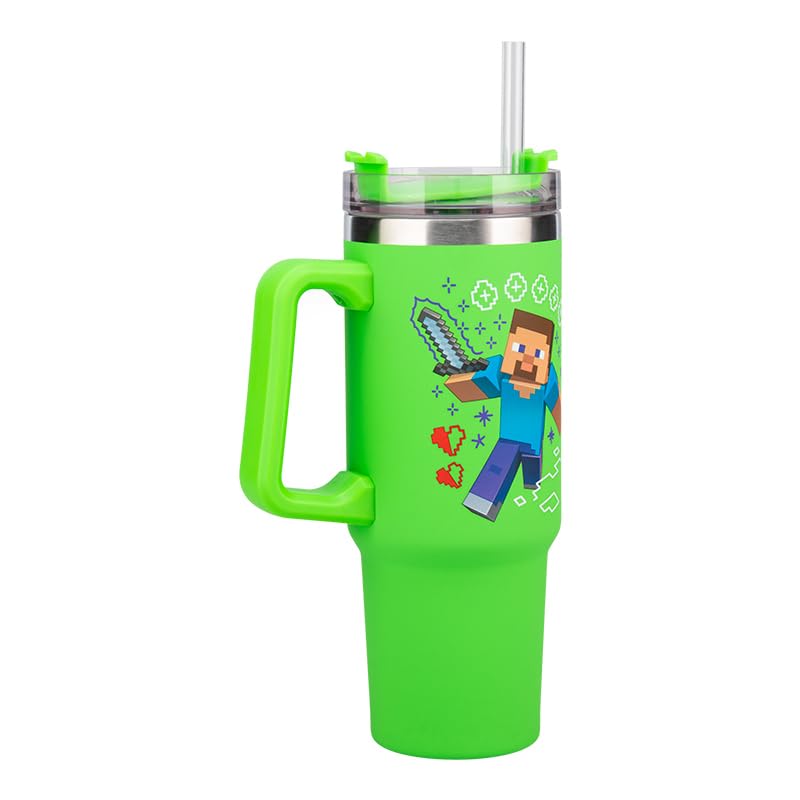 Minecraft Steve & Creeper Travel Cup