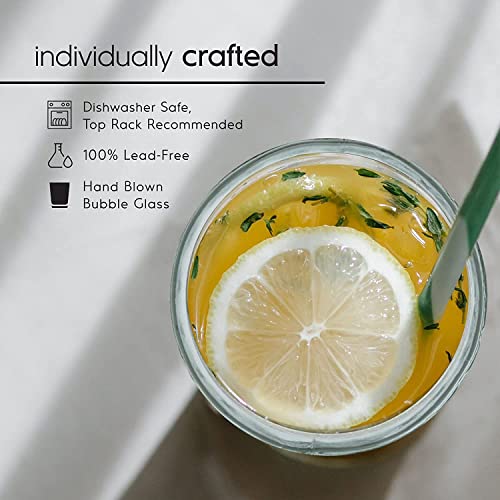 Clear Blown 9 oz Juice Glasses (6 Count)