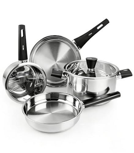 Stainless Steel Pots and Pans Set Non Toxic