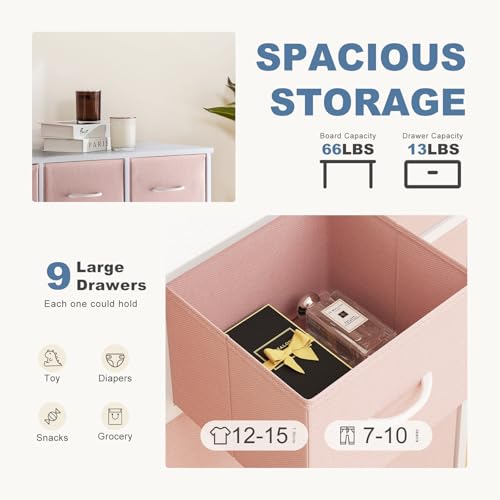 9 Drawer Dresser for Bedroom