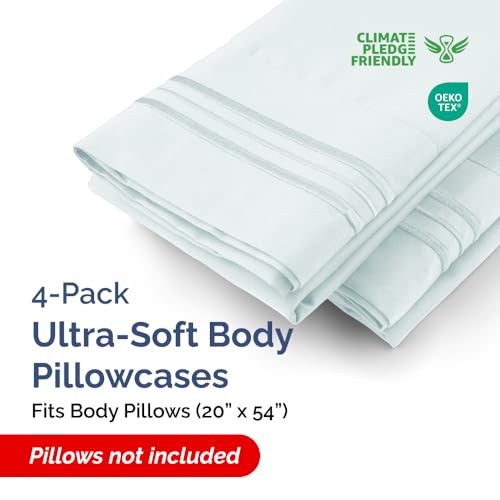 Body Pillow Cases Set of 4 (4 Count)