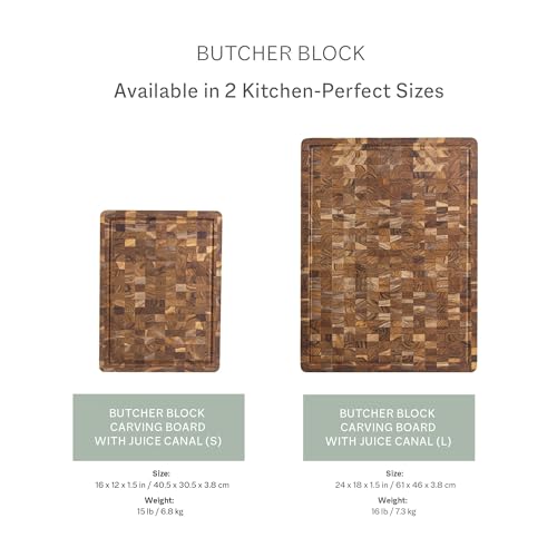 Butcher Block Carving Board