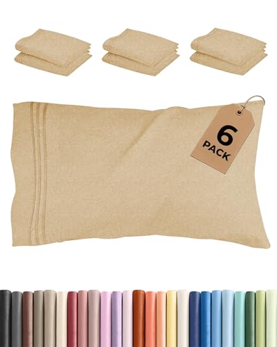 Standard Pillow Cases Set of 6 (6 Count)