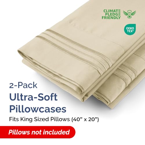 King Pillow Cases Set of 2 (2 Count)