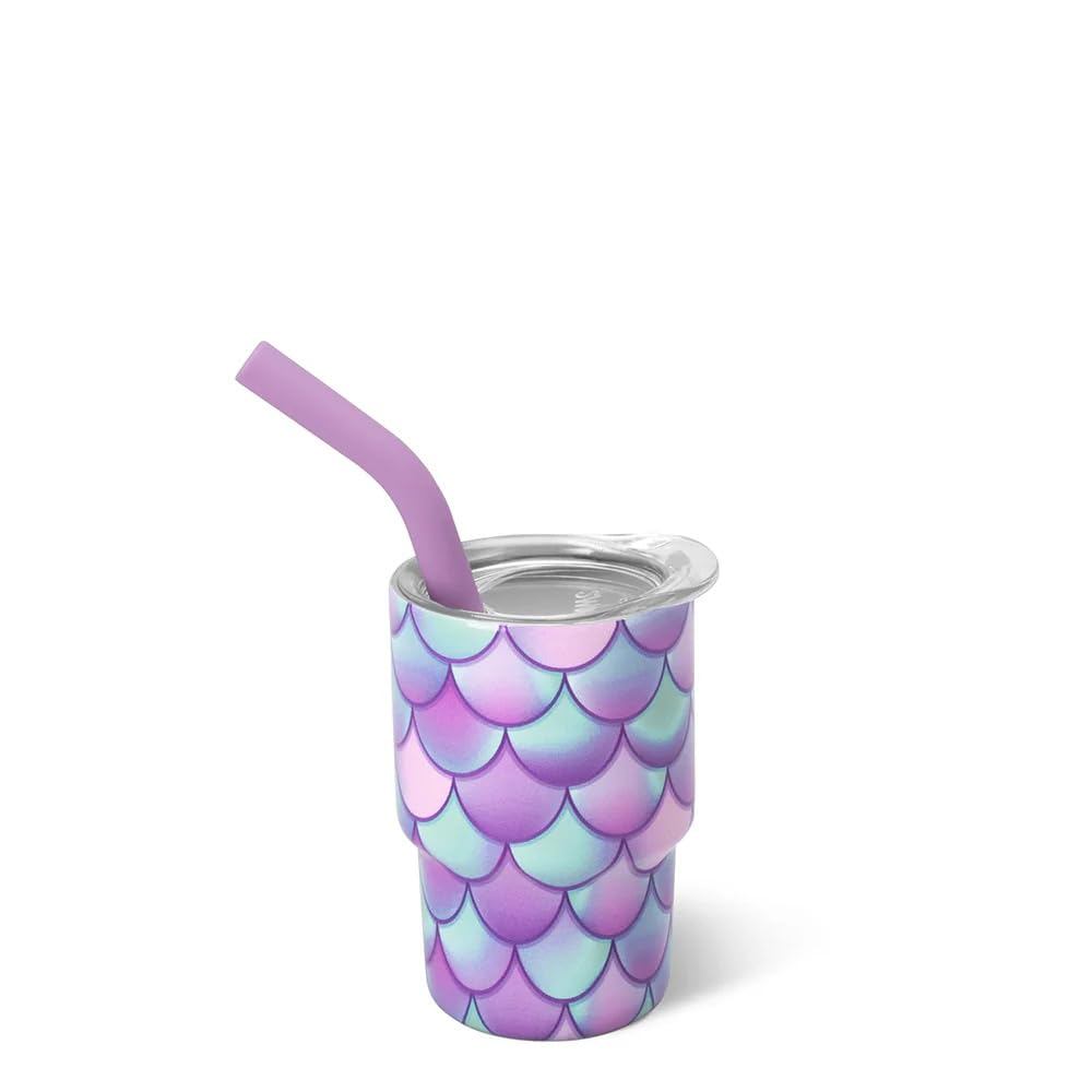 2oz Swig Shots Mini Tumbler with Straw with Lid & Straw