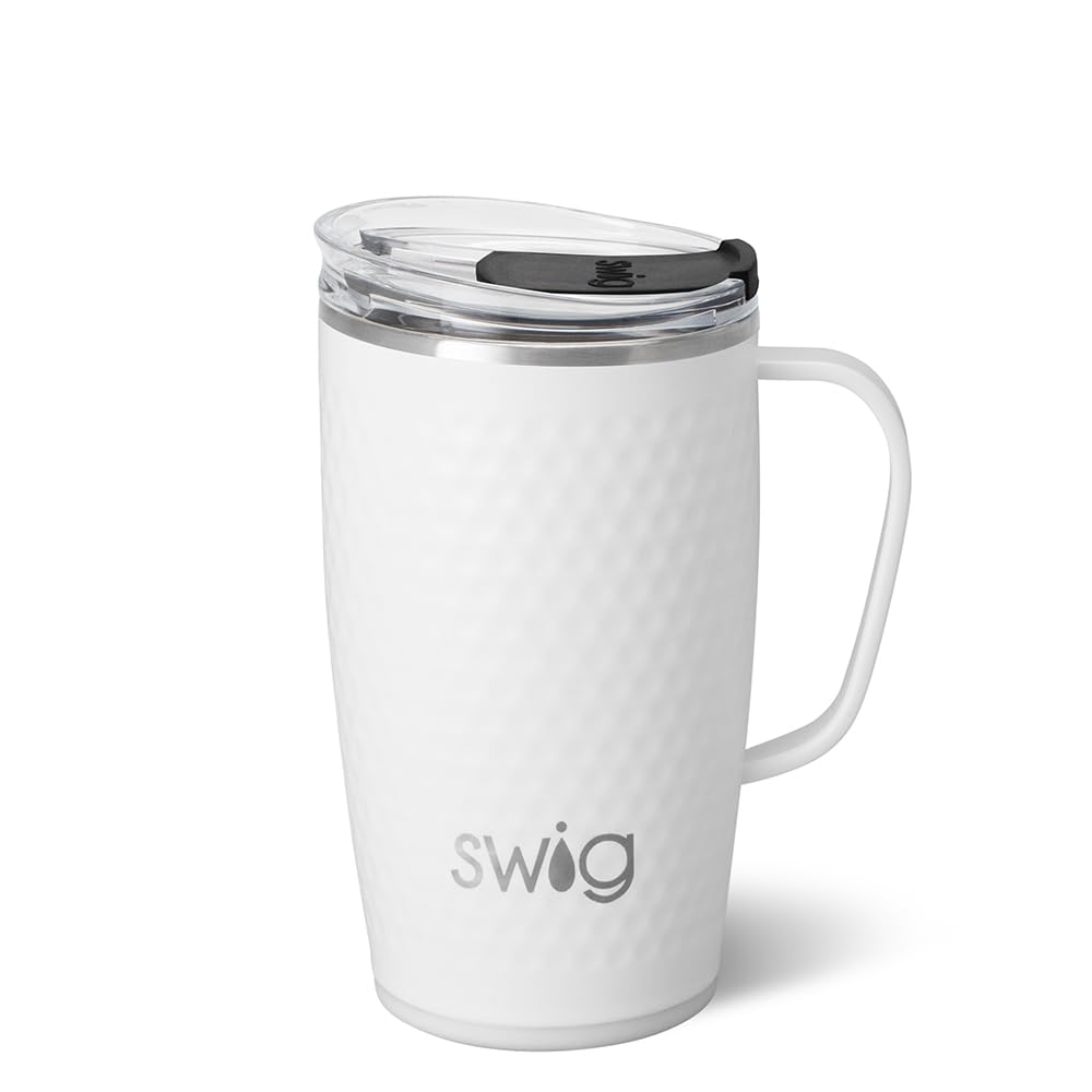 18oz Insulated Travel Mug with Handle & Lid