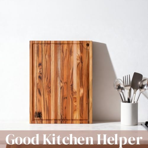 Set of 2 Premium Teak Wood Cutting Board (2 Count)