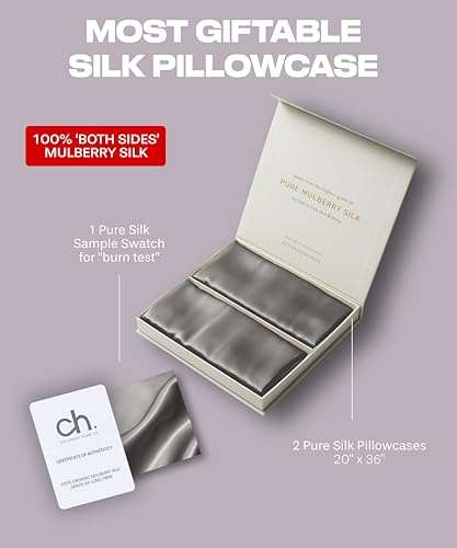 SUNDAYSILKS™ Silk Pillow Cases 2 PACK
