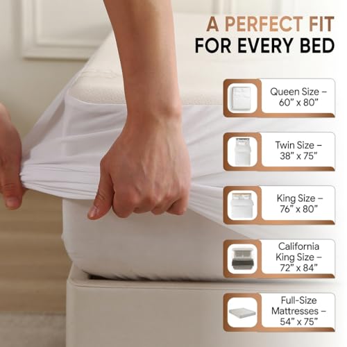 Waterproof Organic Mattress Protector Twin Size