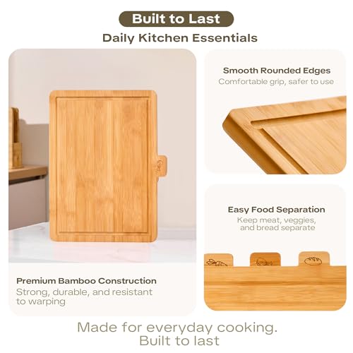Bamboo Cutting Boards for Kitchen