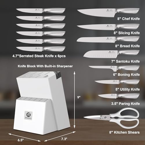 15pc Japanese HC Steel Knife Set (15 Count)