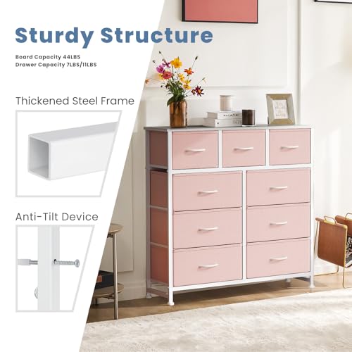 9 Drawer Dresser for Bedroom