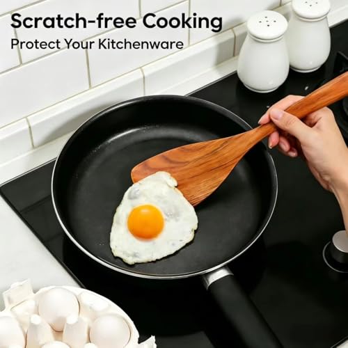 Wooden Cooking Utensils Set with Holder