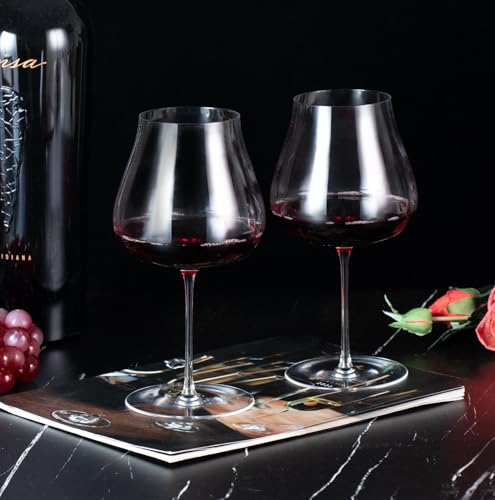 Crystal Red Wine Glasses Set of 2 (2 Count)