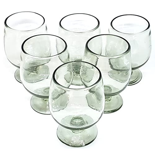 Clear 11 oz Large Cognac Glasses (6 Count)