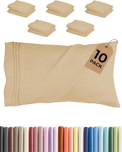Standard Pillow Cases Set of 10 (10 Count)