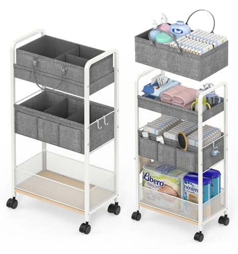 2In1 Baby Diaper Caddy & 3