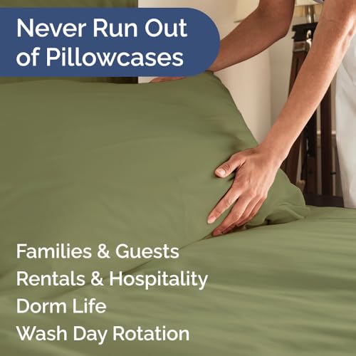 King Pillow Cases Set of 8 (8 Count)