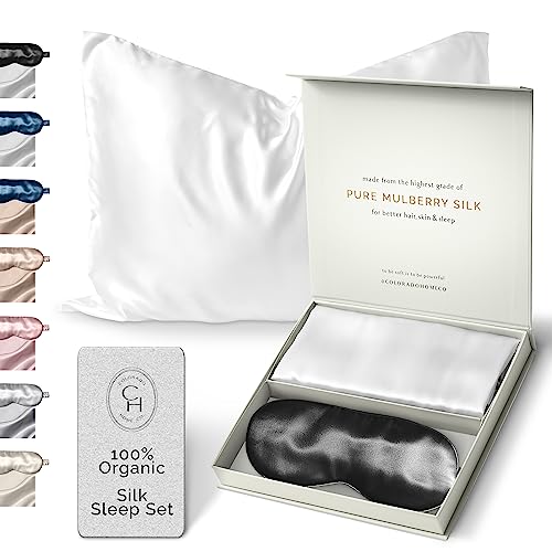 SUNDAYSILKS™ Mulberry Silk Pillowcase Set of 2