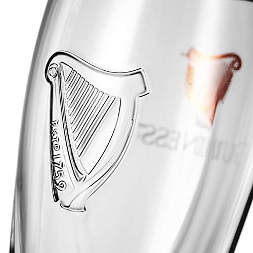 Guinness Gravity Pint Beer Glasses 20oz (4 Count)