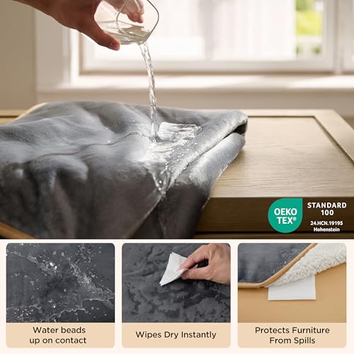 Waterproof Dog Blankets for Small Dogs Soft Cat Blanket Warm