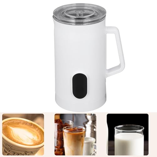 Automatic Milk Frother Handheld Electric Hot Cold Foam Maker Large Capacity Easy Great Family US Plug 110V