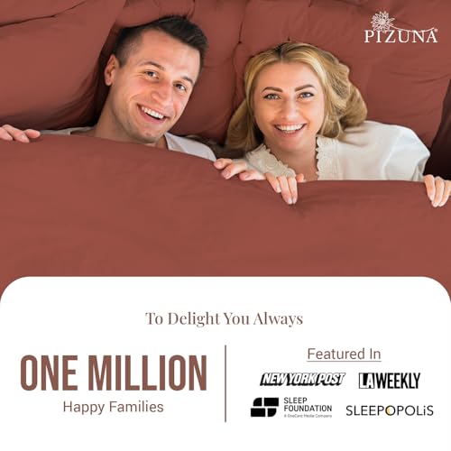 100% Cotton Full Flat Sheet 400 Thread Count Brick Red