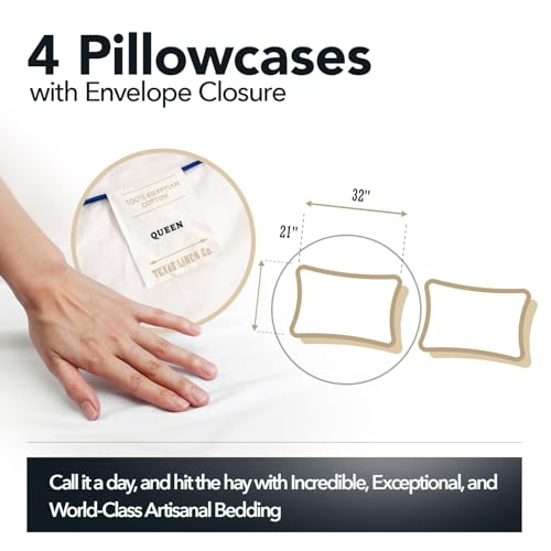 100% Egyptian Cotton Standard (4 Count)