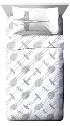 Star Wars Twin Comforter Set 5 Piece Soft Bedding for Boys