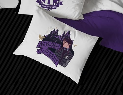 Wednesday Addams Twin Comforter Set 5 Piece Gothic Bedding for Girls