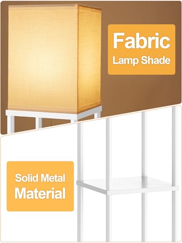 Floor Lamp with Shelves for Living Room 2 Pack (2 Count)