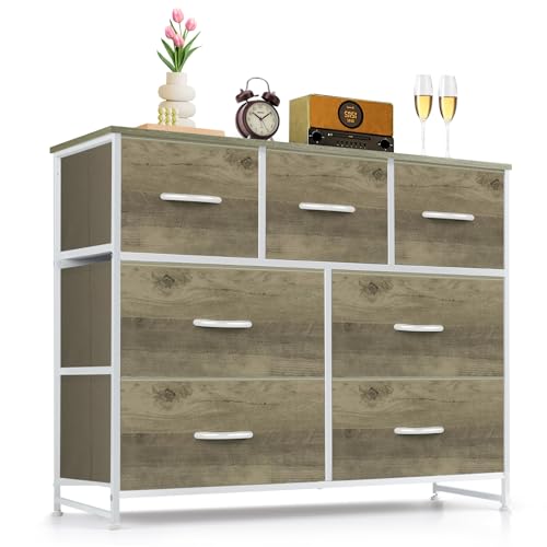 7 Drawer Dresser for Bedroom