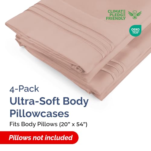 Body Pillow Cases Set of 4 (4 Count)