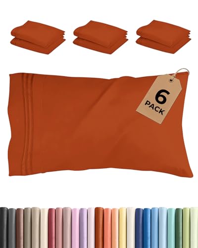 King Standard Pillow Cases Set of 6 (6 Count)