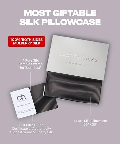 SUNDAYSILKS™ Premium Silk Pillow Cases