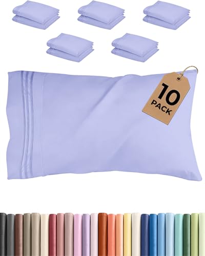Queen Pillow Cases Set of 10 (10 Count)