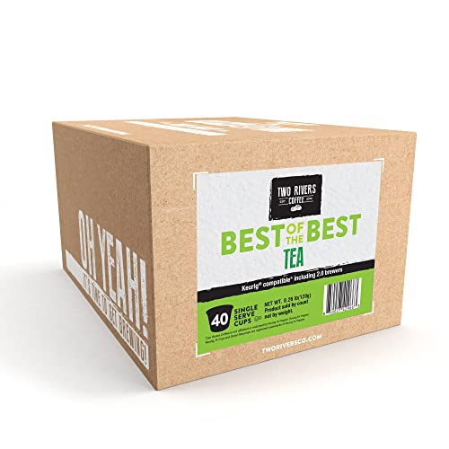 Tea Pods Compatible with K Cup Brewers Including 2.0 Variety Sampler Assorted Tea Pack (40 Count)