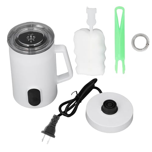 Automatic Milk Frother Handheld Electric Hot Cold Foam Maker Large Capacity Easy Great Family US Plug 110V